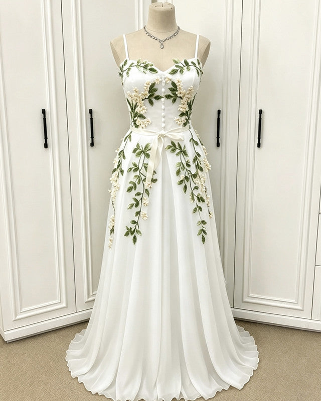 wedding dress with green leaves Clare black floral and a timeless ball Toddler Girls Fly Sleeve Color:Berry Garden
