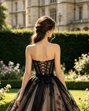 Load image into Gallery viewer, Davina | Black And Nude Wedding Dress
