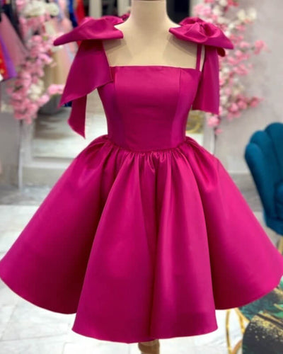 Fuchsia Hoco Dress