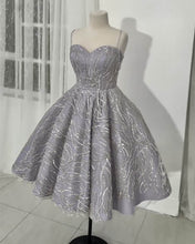 Load image into Gallery viewer, Silver Homecoming Dress 2024
