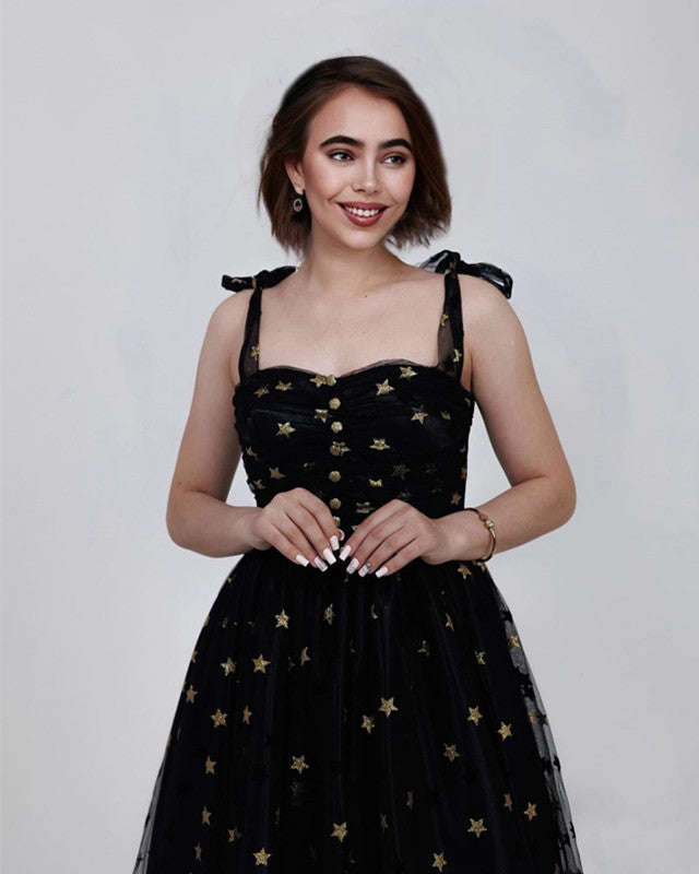 Black Starry Dress