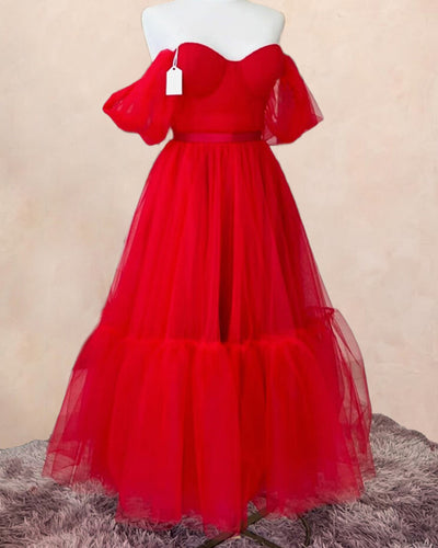 Red Hoco Dress 2025