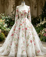 Load image into Gallery viewer, Paisley | Romance Peony Embroidery Wedding Dress
