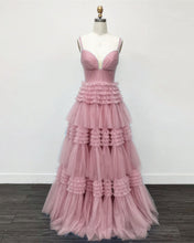Load image into Gallery viewer, Dusty Pink Prom Dress 2024
