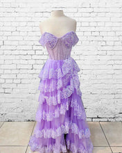 Load image into Gallery viewer, Light Purple Prom Dresses 2024
