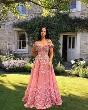 Load image into Gallery viewer, Pink Prom Dress 2025
