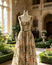Load image into Gallery viewer, Sira | A-line Glitter Embroidered Dress
