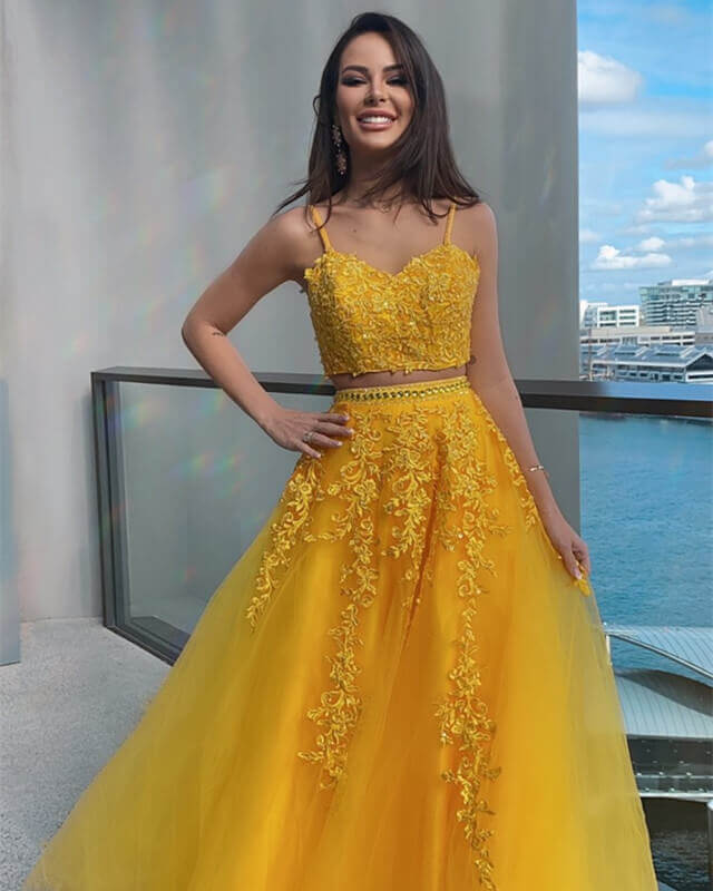 Yellow Formal Dress