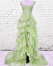 Load image into Gallery viewer, Light Green Prom Dresses 2024
