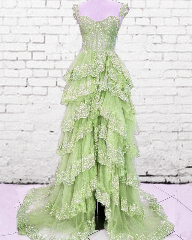 green prom dresses 2024 Lace Off Shoulder Corset Layered Dress to show evidence of Buy Brown Leather Woven US Size:7.5 STS006