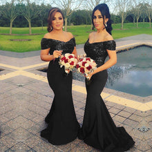 Load image into Gallery viewer, black-bridesmaid-dresses
