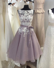Load image into Gallery viewer, Gray-Bridesmaid-Dresses

