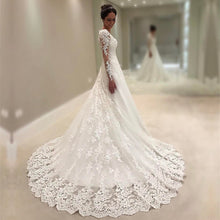 Load image into Gallery viewer, Vintage Lace Wedding Dresses Princess Long Sleeves Bridal Gowns-alinanova
