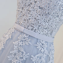 Load image into Gallery viewer, Elegant Lace Appliques Tea Length Bridesmaid Party Dresses

