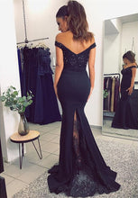 Load image into Gallery viewer, alinanova mermaid evening dresses 7013 back
