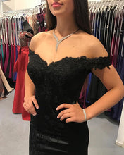 Load image into Gallery viewer, black prom dresses
