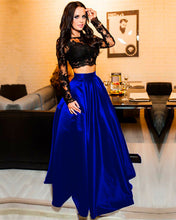 Load image into Gallery viewer, Royal Blue Two Piece Prom Dresses For Sale
