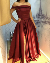 Load image into Gallery viewer, Long Bridesmaid Dresses Burgundy
