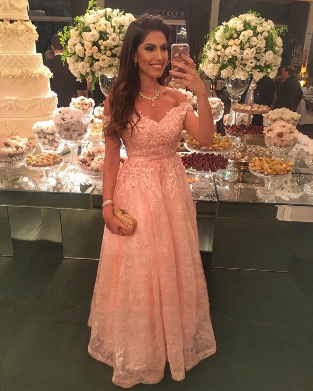 formal lace dresses Mother of the Bride Dress Style #29233 Item Descriptions Elegant Peach Lace Floor Length
