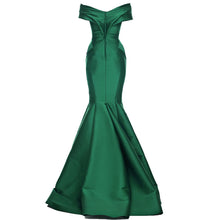 Load image into Gallery viewer, Mermaid Off The Shoulder V-neck Gown

