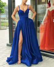 Load image into Gallery viewer, 5896 Evening Gown Long Royal Blue Formal Dress
