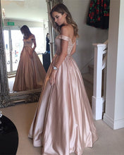 Load image into Gallery viewer, Princess-Style-A-line-Floor-Length-Prom-Gowns-2019
