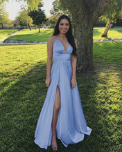 Load image into Gallery viewer, Lilac Bridesmaid Dresses Long Sexy
