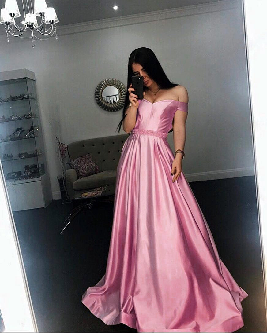 sachin and babi light blue dress Champagne Off-Shoulder Mermaid Long Bridesmaid Dress with Slit