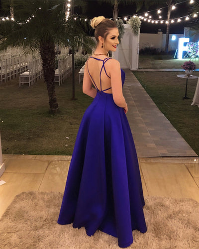8859 Evening Dresses Lace Up Back