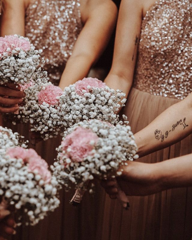 Tulle Bridesmaid Dresses Sequin Beaded Halter alinanova Tulle Bridesmaid Dresses Sequin Beaded Halter alinanova
