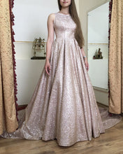 Load image into Gallery viewer, Long Rose Gold Prom Dresses 2020
