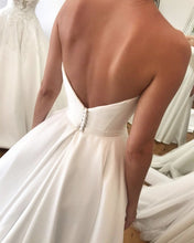 Load image into Gallery viewer, satin wedding gown
