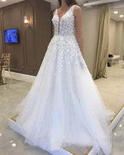 Load image into Gallery viewer, A Line Wedding Dresses For Bride

