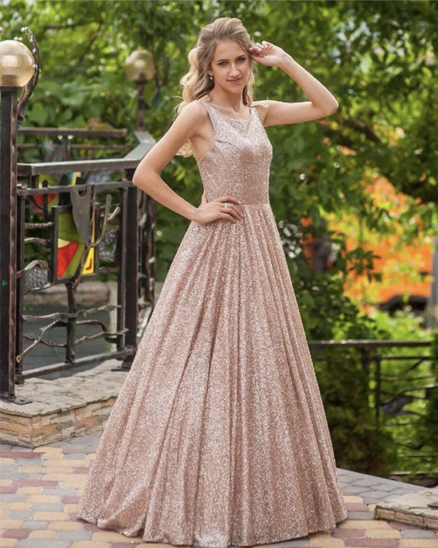 Sparkling Rose Gold Wedding Dress | Rose Gold Bridal Gown alinanova Sparkling Rose Gold Wedding Dress | Rose Gold Bridal Gown alinanova