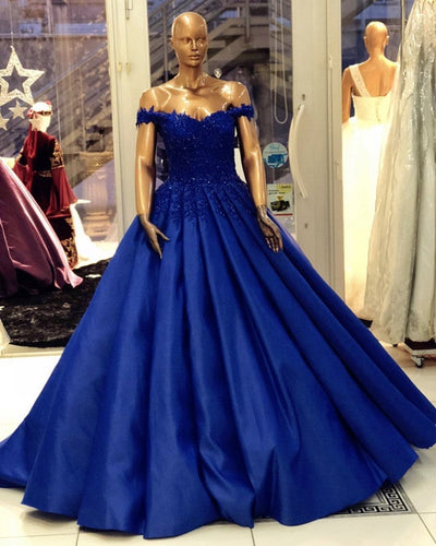 Royal Blue Ball Gown