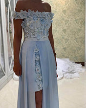 Load image into Gallery viewer, Chic Baby Blue Prom Dresses
