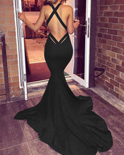 Load image into Gallery viewer, Sexy Black Mermaid Dresses
