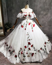 Load image into Gallery viewer, Ball Gown Wedding Lace Dresses
