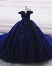 Load image into Gallery viewer, Navy Blue Wedding Dresses
