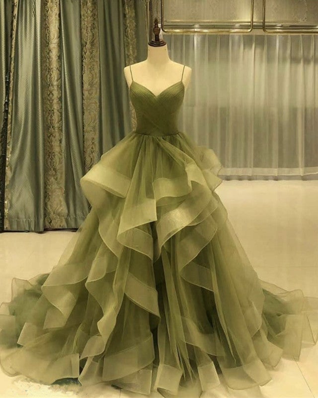 Ball Gown Organza Ruffles Quinceanera Dresses Spaghetti Straps Ball Gown Organza Ruffles Quinceanera Dresses Spaghetti Straps