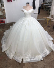 Load image into Gallery viewer, Organza Wedding Dress Ball Gown Elegant
