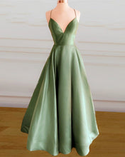 Load image into Gallery viewer, Sage Green Prom Dresses Long
