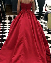 Load image into Gallery viewer, Red Satin Gowns

