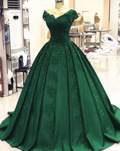 Load image into Gallery viewer, Green Prom Dresses Ball Gown
