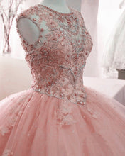 Load image into Gallery viewer, Quinceanera Dresses Pink Puffy
