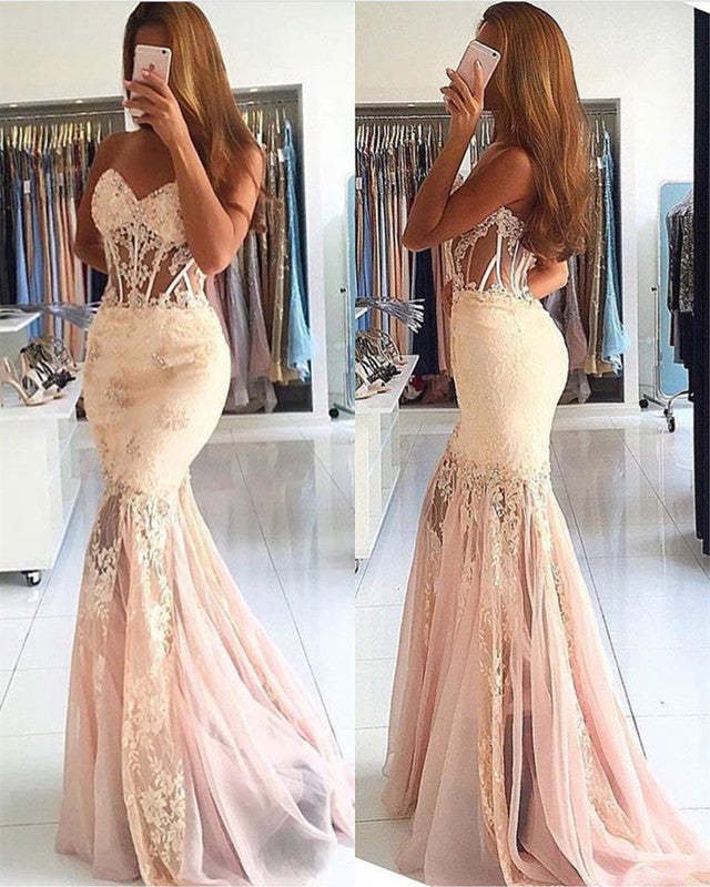 Black Corset Prom Dresses Mermaid Sweetheart Appliques Black Corset Prom Dresses Mermaid Sweetheart Appliques