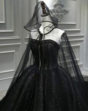 Load image into Gallery viewer, Vintage Black Ball Gown
