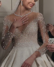 Load image into Gallery viewer, Wedding Dress Bling Ball Gown
