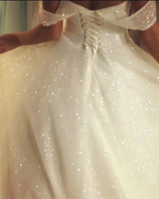 Load image into Gallery viewer, Bling Bling Wedding Dresses Sequin Off Shoulder
