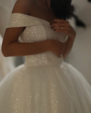 Load image into Gallery viewer, Ball Gown Wedding Dress With Bling
